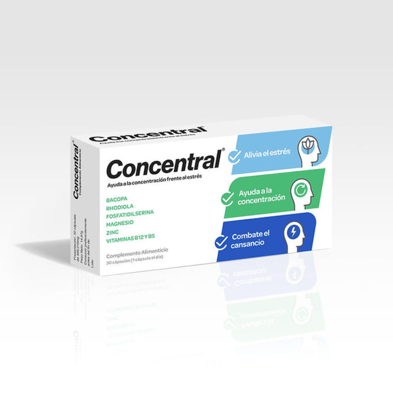 Pack Especial Bienestar Psicológico y Concentración - Ansiomed 45 Cápsulas - Ayuda tu Bienestar Psicológico + Concentral 30 Cápsulas - Ayuda a la Concentración frente al Estrés