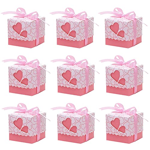 Wuuooei Scatola di Caramelle di Carta, 50 Pezzi