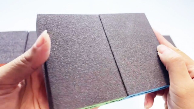 Sanding Sponge, Auerllcy 6 Pieces 60/80/100/120/180/220 Grit Sanding Blocks Assortment, Coarse/Medium/Fine. Washable And Reusable.(6Pack