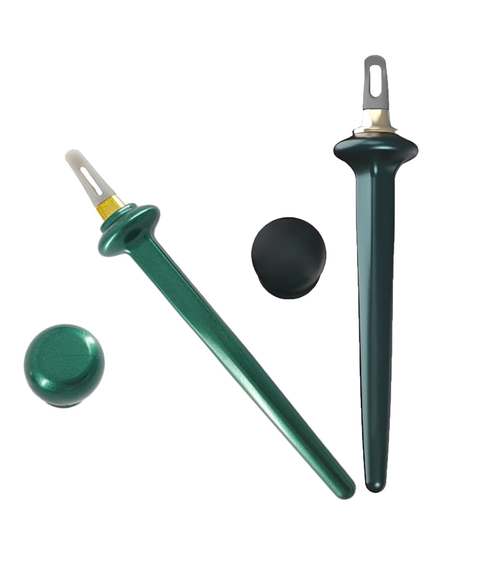 2PCS Eyeliner Brush, Eyeliner Tool Applicator, Smooth and Precise Application, Brushes (Black + Green), Ideal for Daily Makeup and Special Occasions