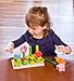 HABA Bonita Garden - 25 Piece Wooden Mix & Match Stacking Peg Toy