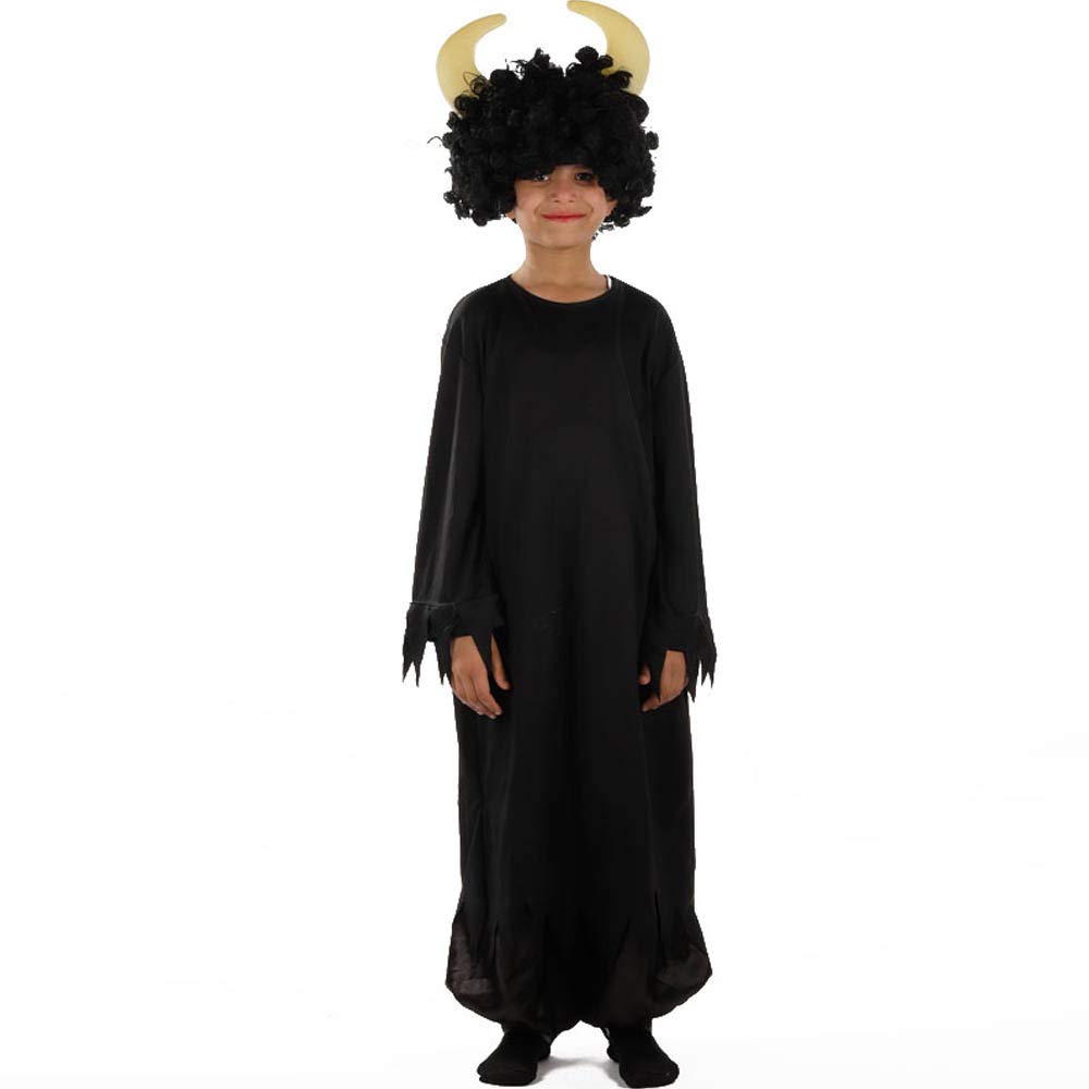 ITSMYCOSTUME Yamraj Indian Mythology Character Kids Fancy Dress Costume - (Material: Nylon) Size 2-3 Years Black (B0845RVCG9) Amazon Price History, Amazon Price Tracker