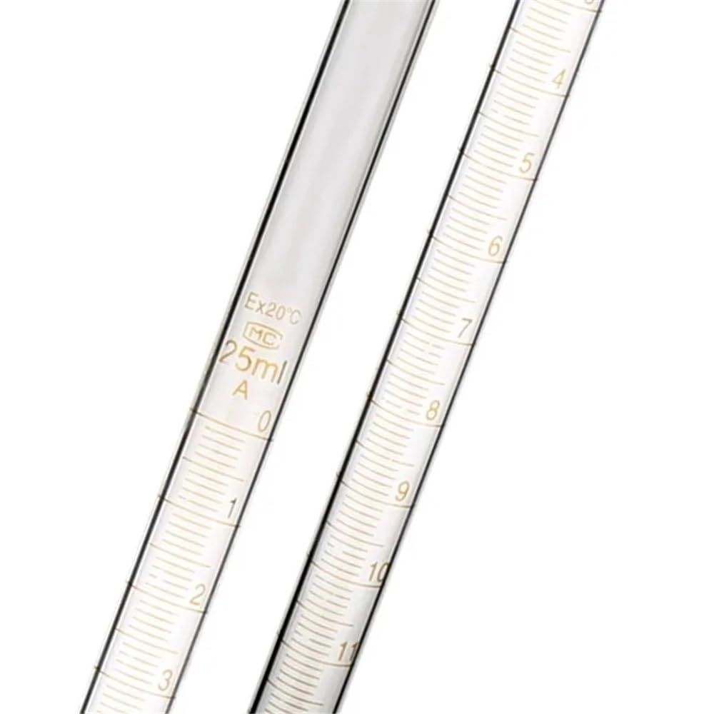 Bureta de ácido blanco/marrón de 10 ml, 25 ml, 50 ml y 100 ml for equipo de laboratorio de vidrio transparente.(Brown-100ml)