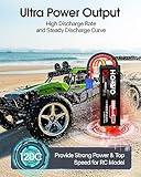 HOOVO 11.1 V Lipo Battery 3S 8000 mAh 120C Hard Case RC Battery Batteries with EC5 Connector Plug for RC Scale Helicopter Vehicles Car Truck Boats Hobby (2 packs) - Image 5