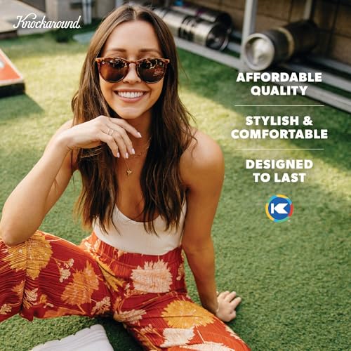 Image of Knockaround Round Trendy Polarized Sunglasses for Women - UV Protection