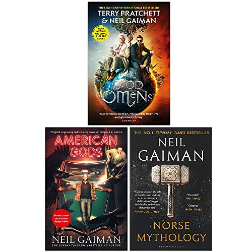 Image of Neil Gaiman Collection 3 Books Set (Good Omens, American Gods, Norse Mythology)