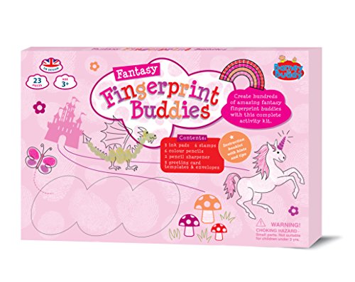 Barney & Buddy BA038 Fantasy Fingerprint Friends Craft Set