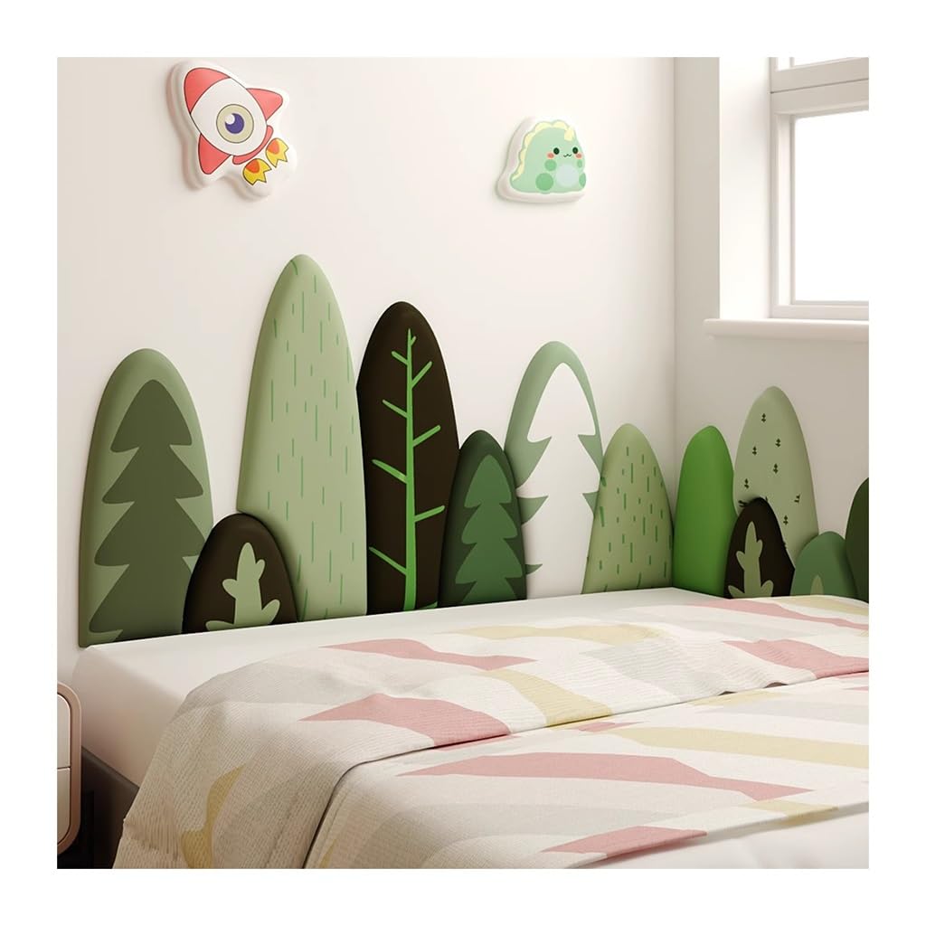 3D-Wandpaneele Tatami Soft Anti-Kollisions-Wandaufkleber am Kopfende des Bettes, Selbstklebende 3D-Wandpaneele for Kindergarten/Vergnügungspark (Size : 180x80x3.5cm)