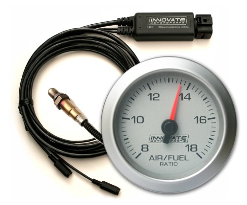 Innovate Motorsports 3801 G2 Complete Wideband Gauge Kit (2 1/16 52mm) with LC-1 O2 Sensor, Bung and Plug