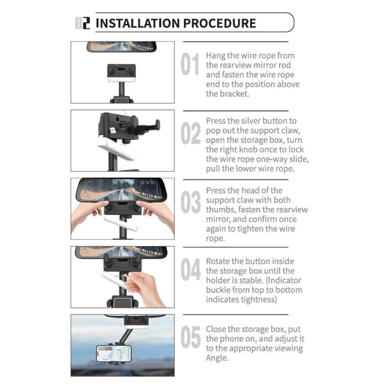 Supporto per telefono da auto per parabrezza per 6 2010-2025 (1 tipo a clip