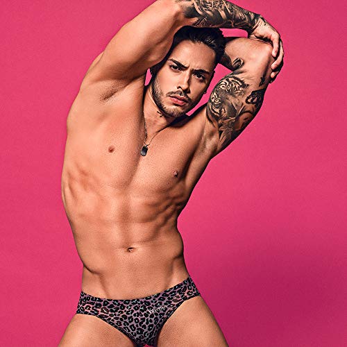 Sexy Mens Leopard Bikini Underpants Micro Pouch Low Waist Sheer Brief Underwear4
