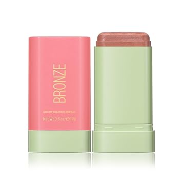 Multi-Purpose Makeup Blush Stick, 3-in-1 Beauty Tinted Solid Blush Stick For Cheeks, Lips And Eyes Waterproof Natural Cream Blush Stick With Long-Lasting Moisturizing Formula #1Warm Glow