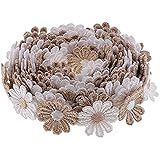 Jojomis Kleine Gänseblümchen, Sonnenblume, Dekoration, Spitze und Borten für Näh- und Bastelprojekte, 2,7 m