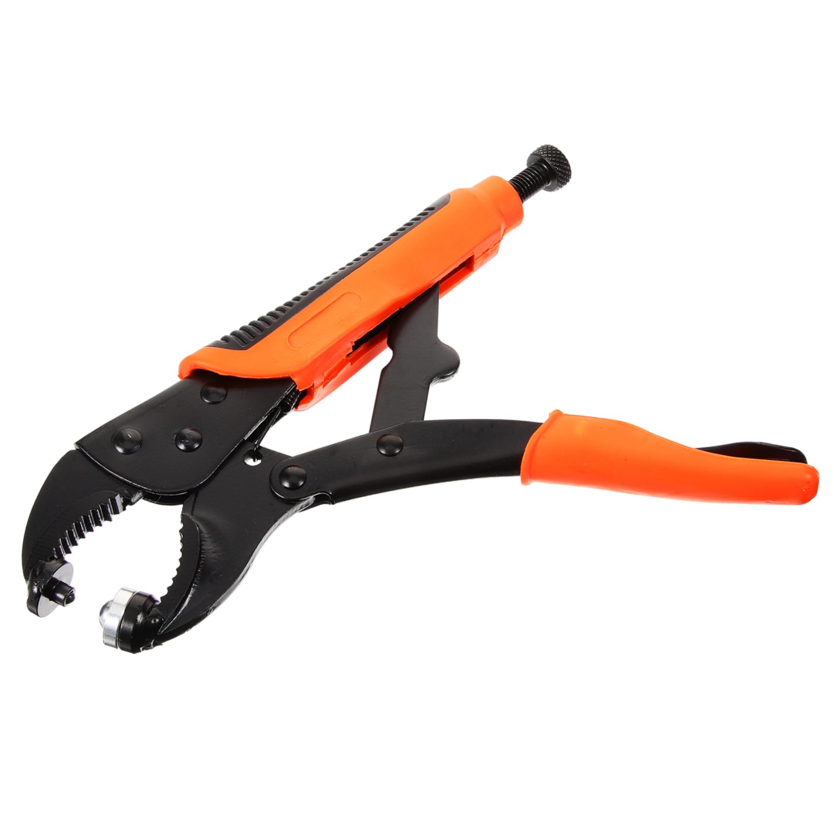 Kit de Herramienta de Broches de Presión Ajustable de Acero Inoxidable con Mango Naranja para Reparación y DIY Ropa Toldos y Lonas Portátil y Resistente