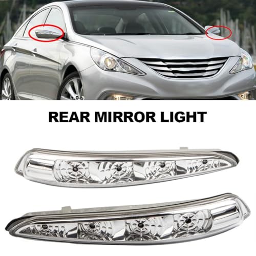Indicador espejo lateral Hyundai Sonata soluciona luz intermitente rota 2