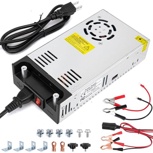 Image of AC to DC Converter 110V to 12V Power Supply AC to DC, 600W 50A 12V Diesel Heater Power Supply, Converter 120 to 12 Volt Switch Transformer AC 110V / 220V (50 /60Hz)