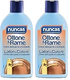 Nuncas Crema Ottone e Rame - 250ml (Confezione da 2)