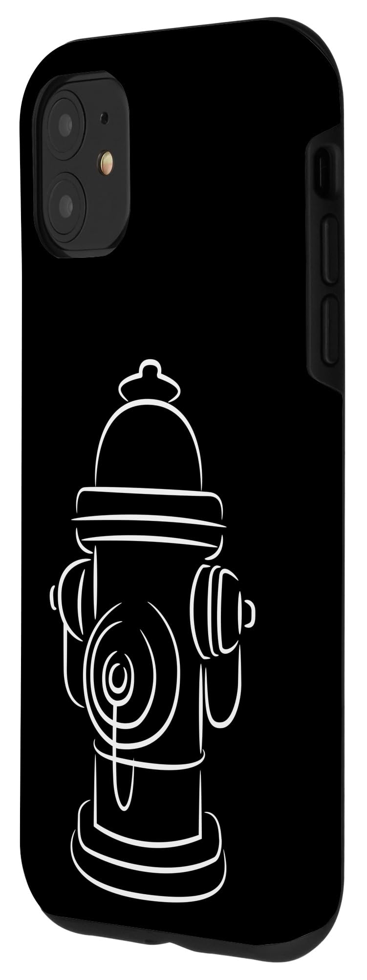 Fire Hydrant Drawing Volunteer Firefighter Fire Department Case for iPhone 11 - Image 2