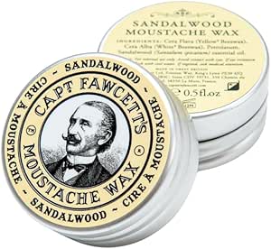 Captain Fawcett Sandalwood Moustache Wax 15ml