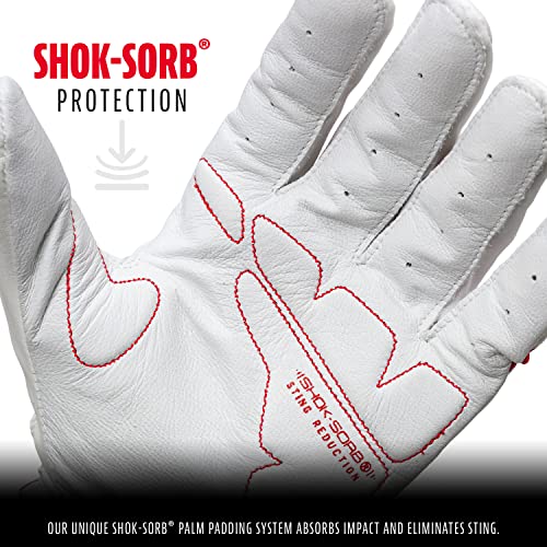 image for Franklin Sports MLB Baseball Batting Gloves - Shok-Sorb X Batting Glov