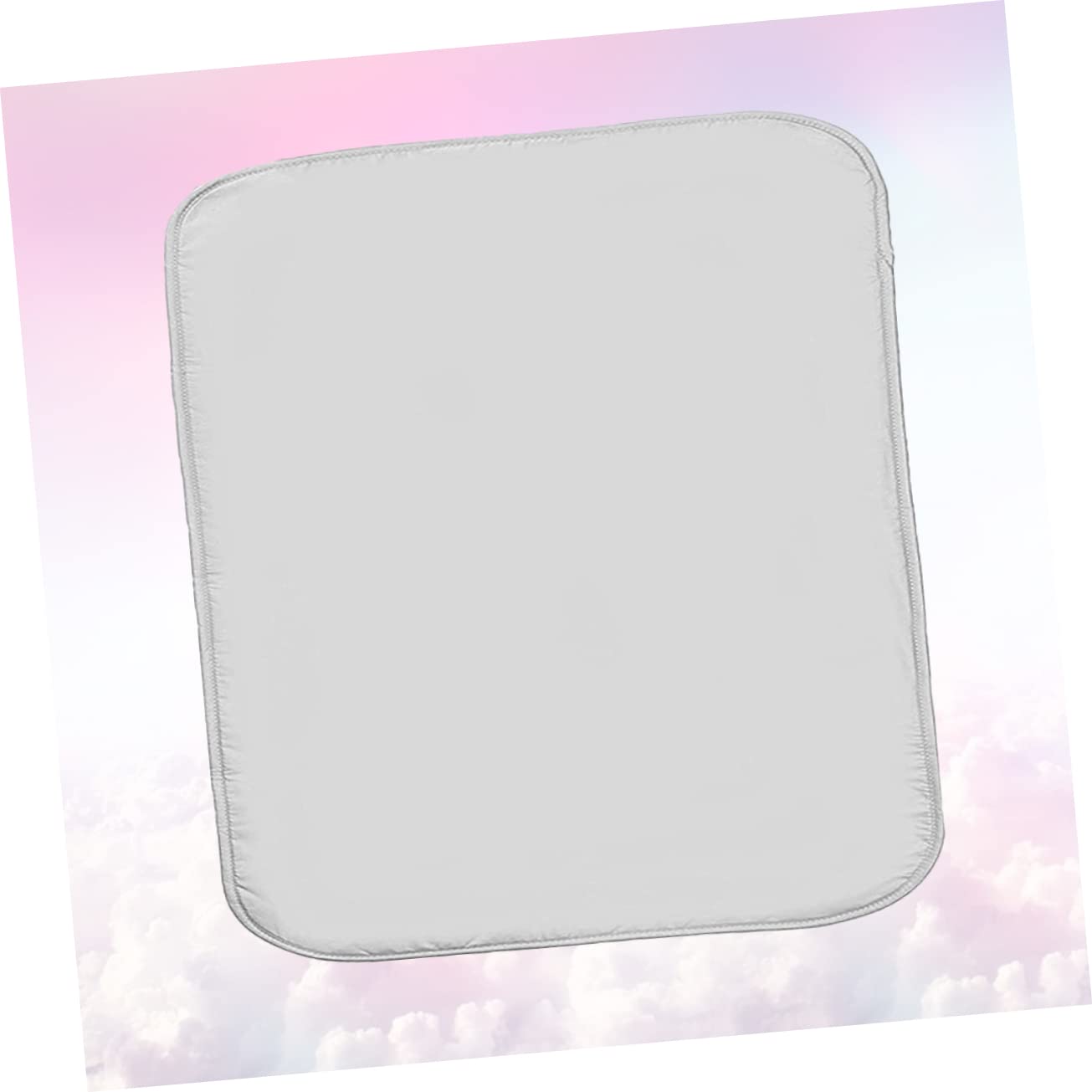 WOONEKY Tappetino da Stiro Pieghevole in Cotone 70x80 Cm Isolamento Termico e Ignifugo per Uso Domestico, Compatto e Pratico per Stirare Comodamente a Casa