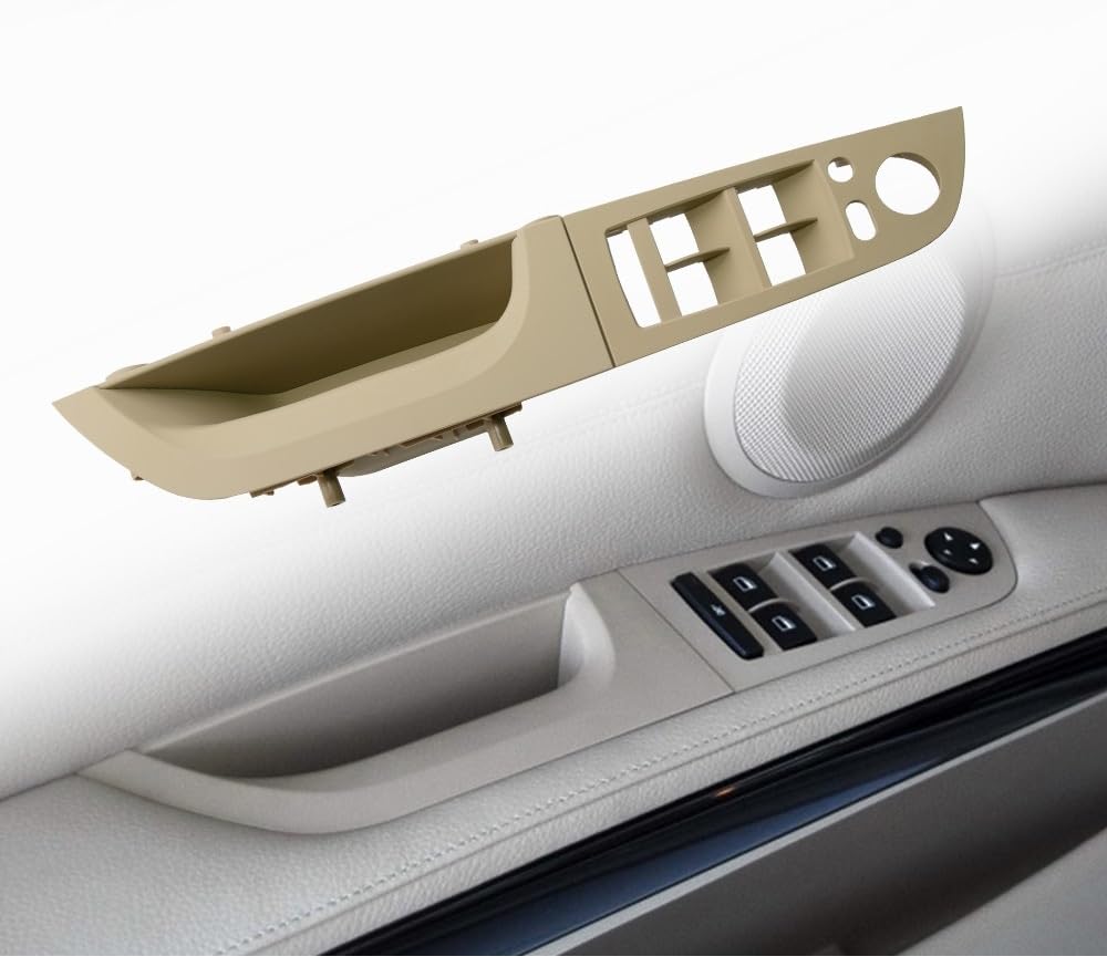 Maniglia Interna Portiera Per BMW Serie 3 E90 - Per Lato Conducente Sinistro, Colore Beige, Materiale PC+ABS