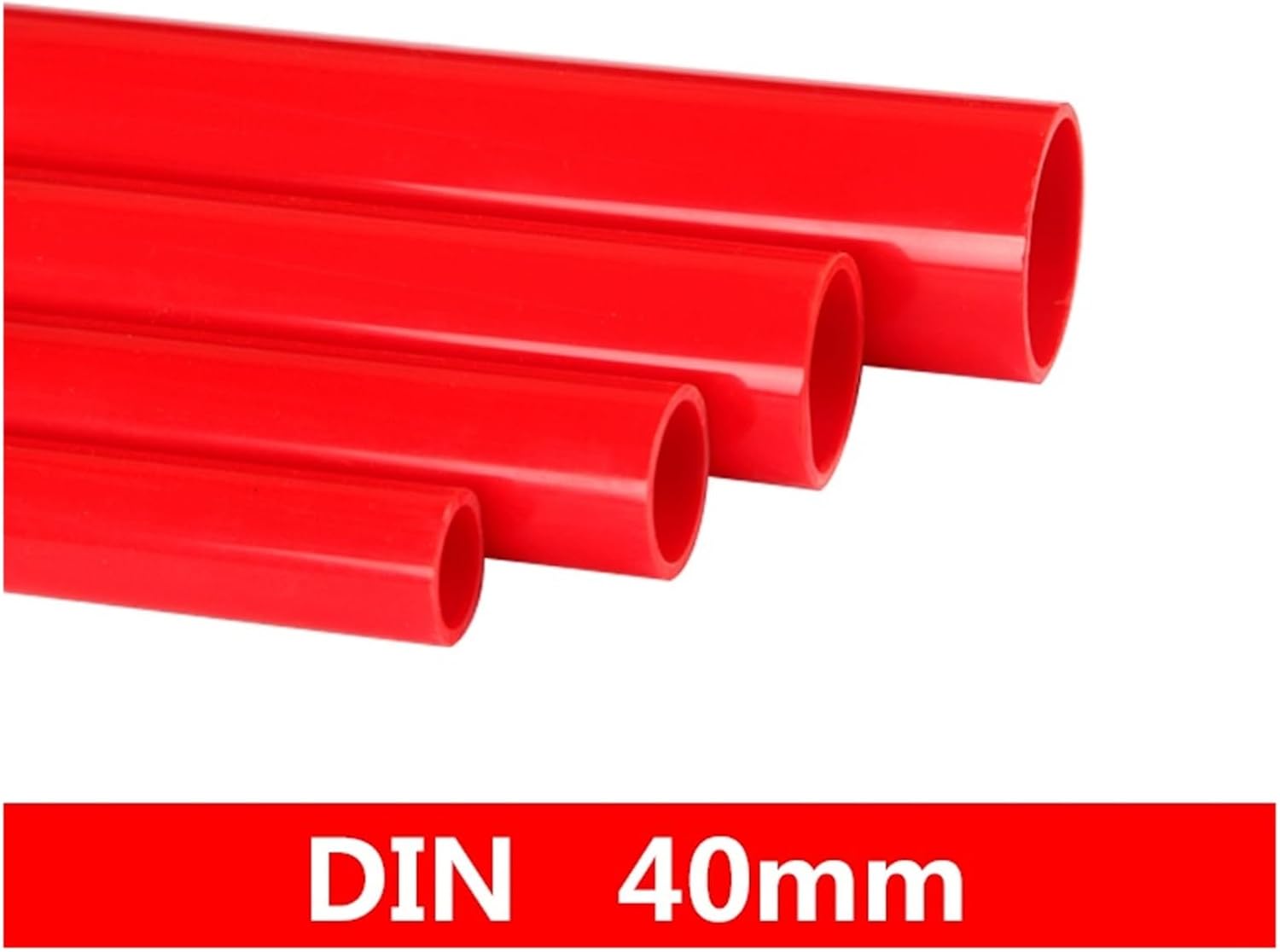 2pcs PVC Pipe 40mm UPVC Garden Irrigation System Fittings Aquarium Tank Tube Adapte Water Supply Fish Tank Nicely