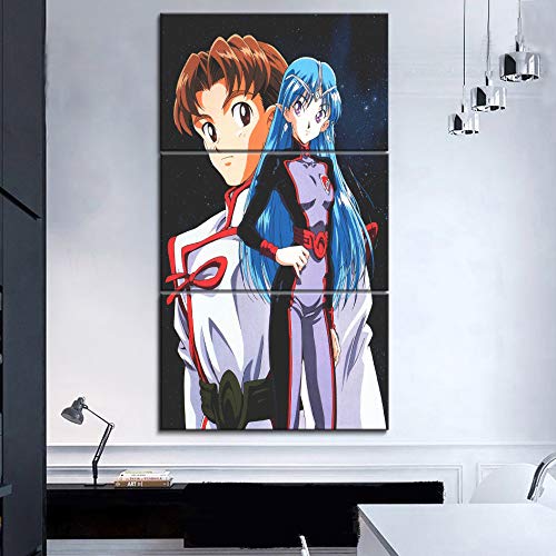 Tableau modulaire animation pour une decoration de chambre moderne et chic