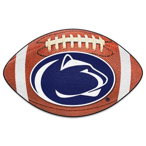 FANMATS 4231 Penn State Nittany Lions Football Rug - 20.5in. x 32.5in. | Sports Fan Home Decor Rug and Tailgating Mat