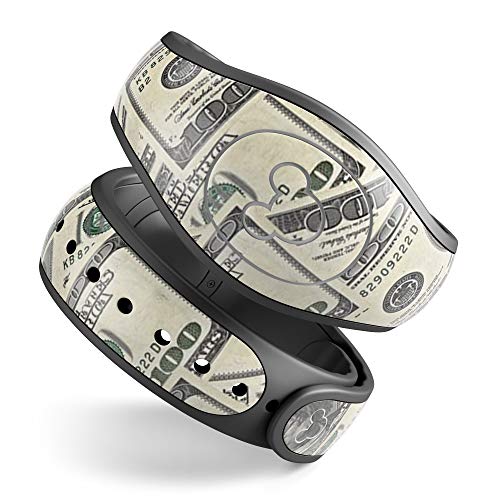 Design Skinz Hundred Dollar Bill Premium Vinyl Decal Wrap Cover for The Disney MagicBand 2 (Fits MagicBand 2 for Disney Parks)