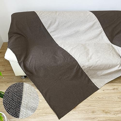 ラック マルチカバー フリークロス 200X250cm DBRxIV シェニール織 長方形 ソファーカバー 北欧 大判 ベッド こたつ ミックスタイプ