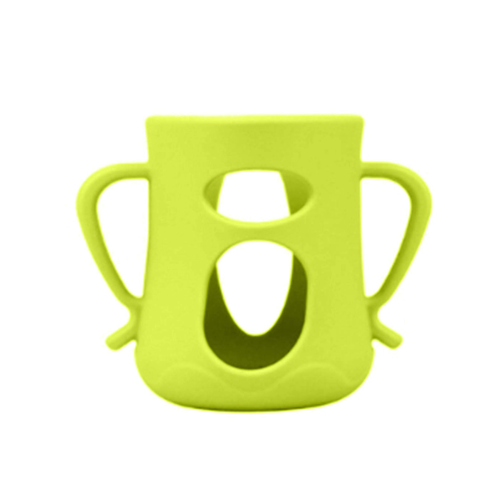 COOLHOOD Shockproof Silicone Baby Bottle Sleeve with Ergonomic Handle for Heat Grip Silicone Bottle Cover with Handle