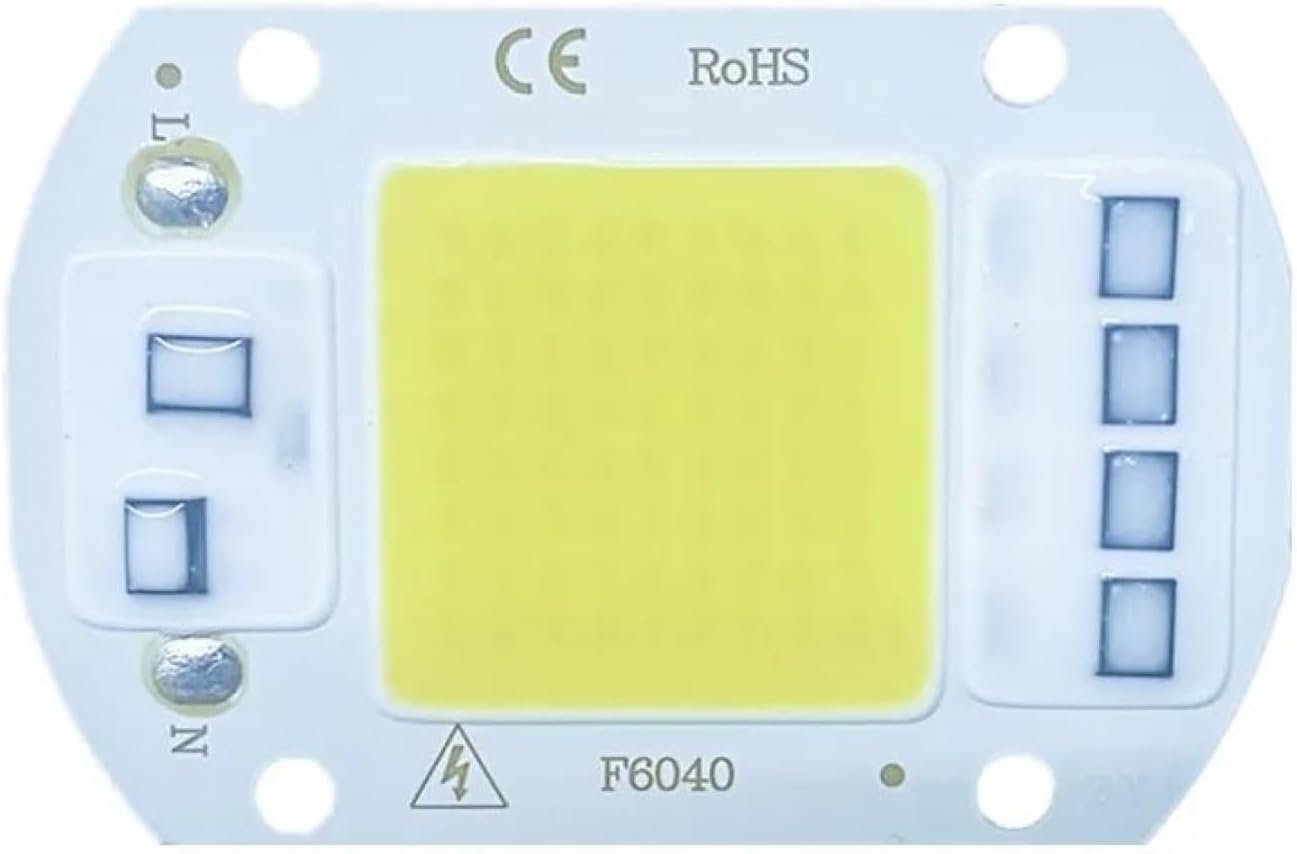 LED Chip Bulb, COB LED Chip AC 110V/220V 20W/30W/50W Driverless DIY Flood Spotlight Multicolor 1pc/3pc/5pc(Green 220v,20W 5pc)
