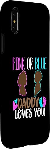 Miniatura 9 de iPhone 11 Pink or Blue Daddy Loves You Afro Baby Shower Case
