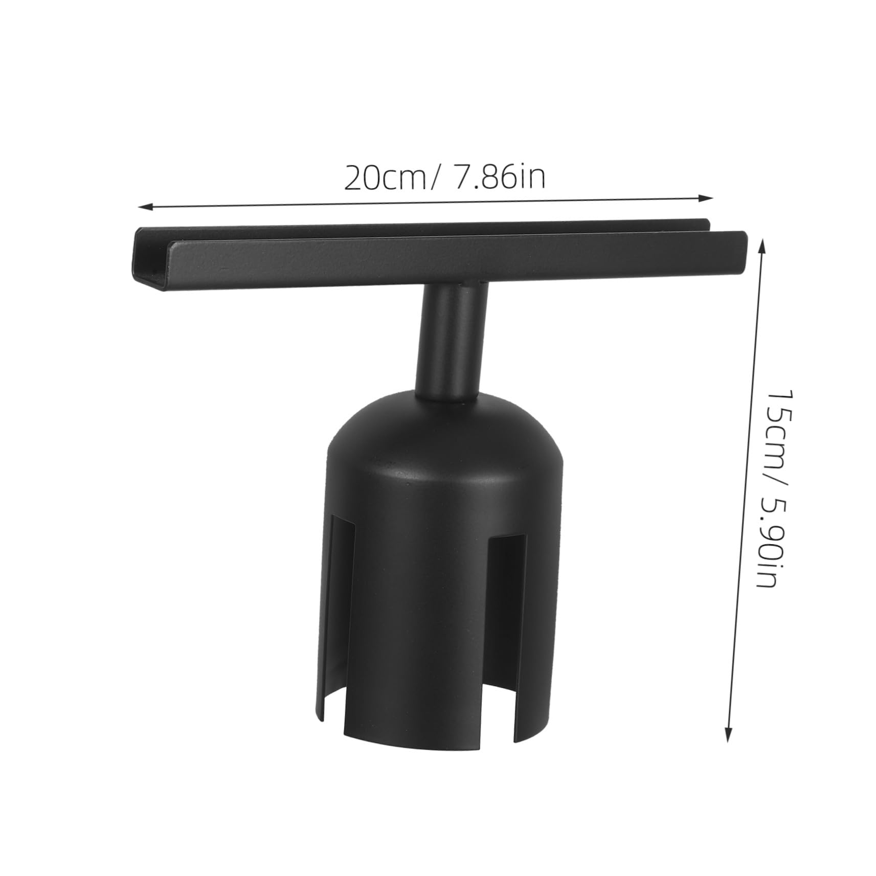 PRETYZOOM 5 Piezas Soporte de Señal Metálico para Barreras de Clip Horizontal para Carteles Exhibidor Resistente Inoxidable para Control de Multitudes Aeropuertos Tiendas y Exposiciones