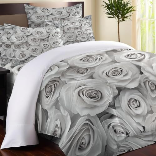 Housse de couette 220x240 avec fermeture éclair facile parure - 4