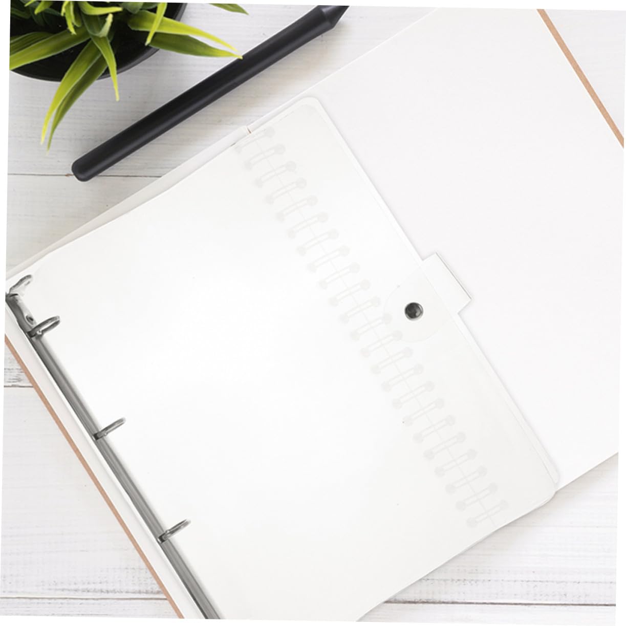 3 Stück Transparente Binder File Organizer Langlebiger Ordner mit Kreativem Design Praktischer Dokumenten Notizbuchhalter für Büro und Haushalt