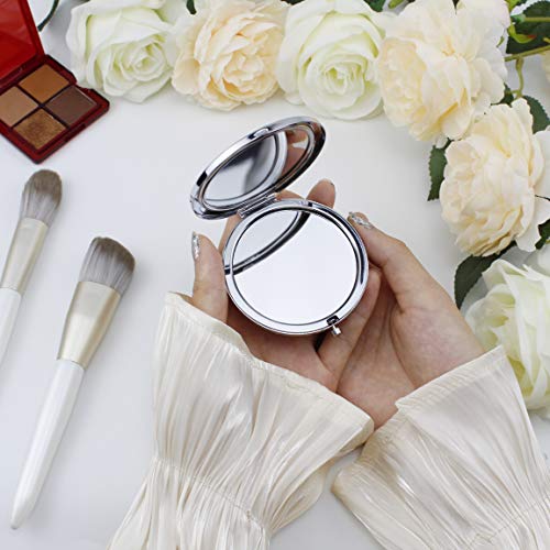 Espejo compacto para maquillaje pack de 2 champagne miniatura 4