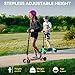 ARBELI 4-Wheel Electric Scooter for Kids w/ 250W Motor | Max 10 MPH & 8.5 Miles | Rainbow Lights, LED Display, 5 Speeds & Adjustable Deck Balance | Foldable, UL-2272 Certified