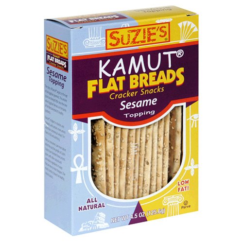 Suzie's Flatbread, Kamut Sesame, 4.5 oz Everything Else