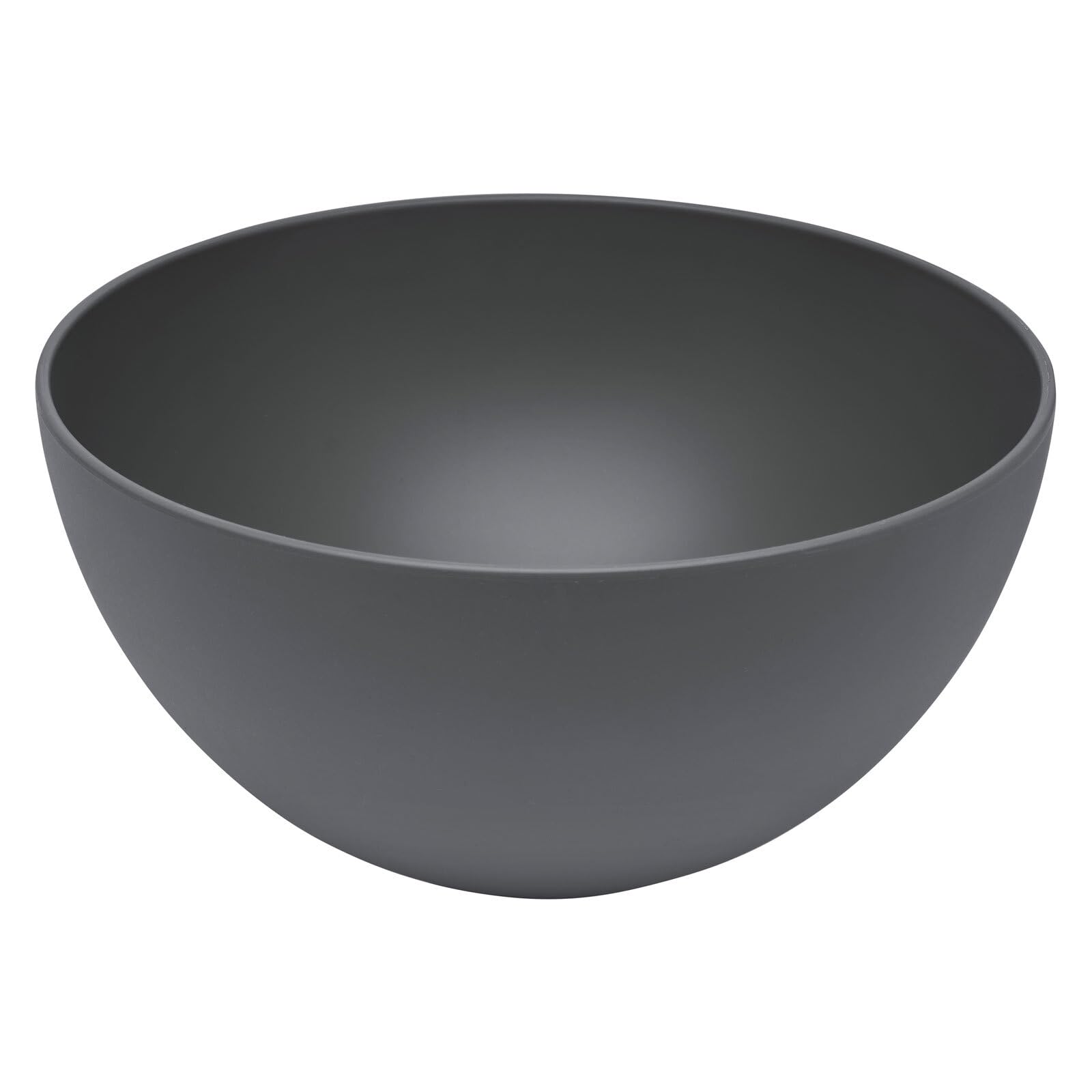 3er Set Magu Natur-Design Schüssel Anthrazit Ø 16, 20, 26 cm aus einem Polymer aus natürlichen Materialien Schüsselset Salatschüssel