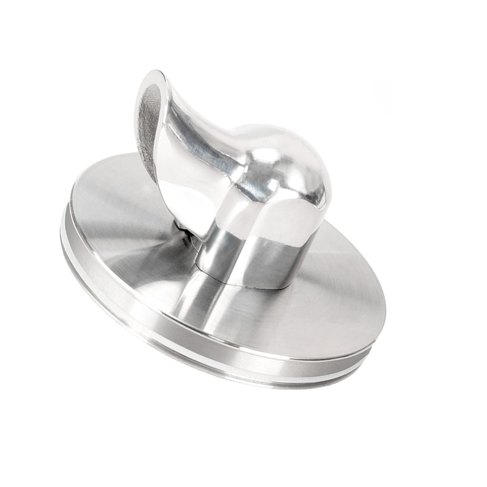 Tsophreniq Stainless Steel 54mm Portafilter Spout Adapter Suitable for Enhanced Coffee for Home and Commercial Settings Portafilter Spout