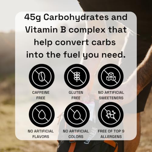 Image of Chargel Variety Value, Caffeine-Free Instant Energy Gel Running, Biking, Workout, Hiking Essentials for Women & Men, Gifts for Runners - Carbs Vitamins, Gluten Free - Pack of 18 Gels - 6.35oz Each