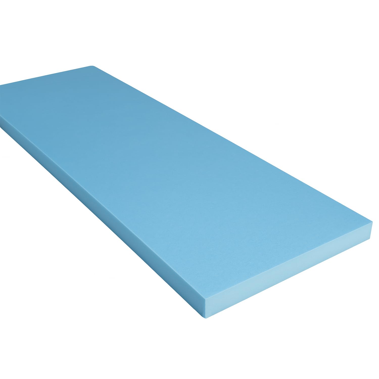 Brillars High Density Blue Firm Upholstery Foam Sheet โ Cut to Size DIY Cushion Foam for Sofa, Chair, Seat, Bed & Campervan โ Fire Retardant โ Made in UK (80"x45"x1")