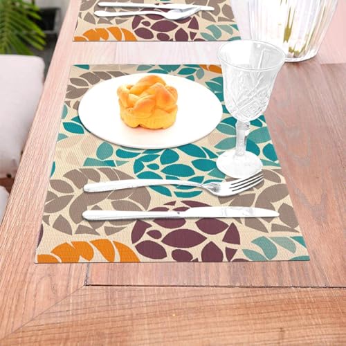 Set de table antidérapant et imperméable lavable pour protéger la table