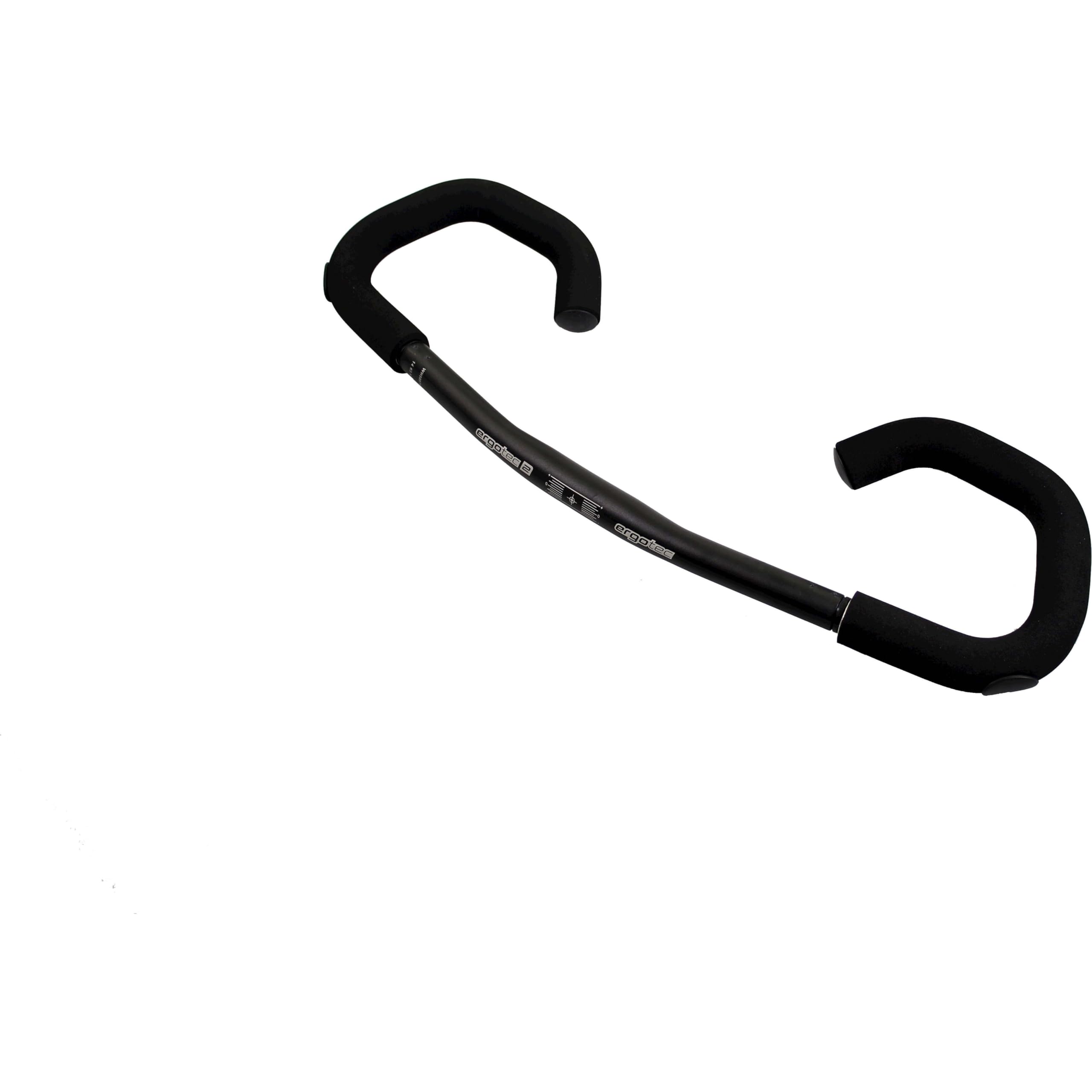 Ergotec AHS Basic Sport 25.4 AL6061-T6 Bike Handlebar Aluminium with Handlebar Ends Comfort and Soft Grip Covers