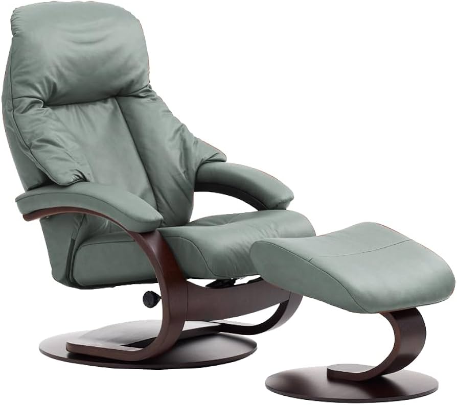 シモンズ製フィヨルド・リクライニングチェア(座面破れあり)オットマン別売 シモンズ製フィヨルド・リクライニングチェア(座面破れあり)オットマン