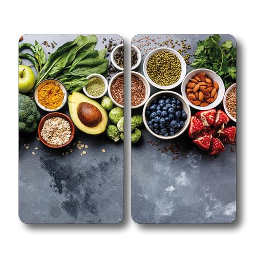 KESPER - Glasschneideplatte-Herdabeckplatte, Material: ESG-Sicherheitsglas, Maße: 50 x 28,5 cm,...