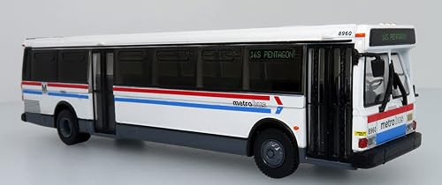 Miniatura 2 de Grumman 870 Transit Bus-DC Metro Bus Livery Iconic Réplicas Escala 187 Nuevo en la Caja 5" Largo Precio $56,95 Entrega $4,25