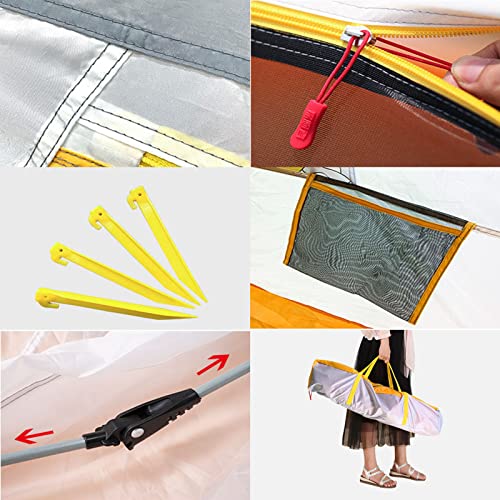 Carpa impermeable pop up fácil para camping 3-4 personas miniatura 6